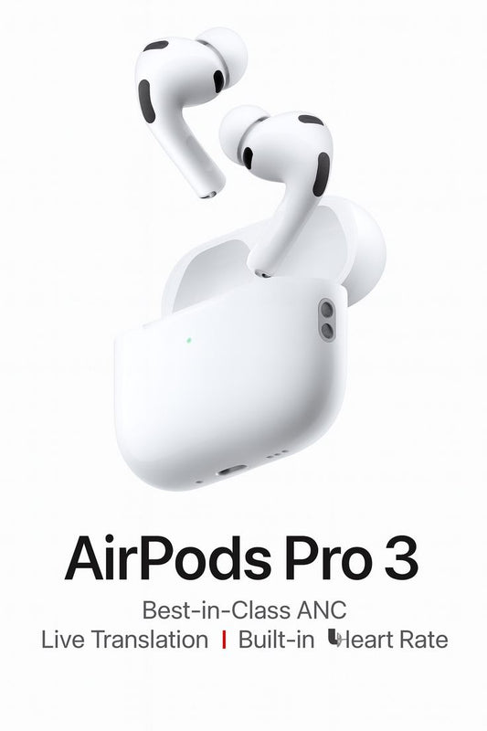 AirPods Pro 3 – Advanced Noise-Cancelling Earbuds