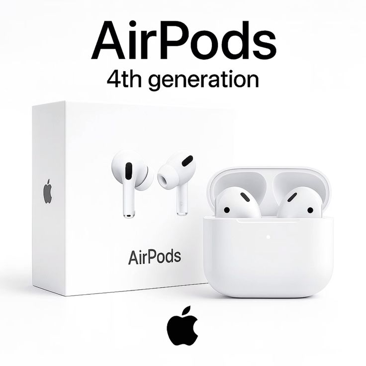 AirPods Pro 4 – Next-Gen Noise-Cancelling Earbuds (White)