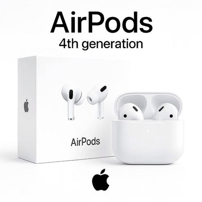 AirPods Pro 4 – Next-Gen Noise-Cancelling Earbuds (White)