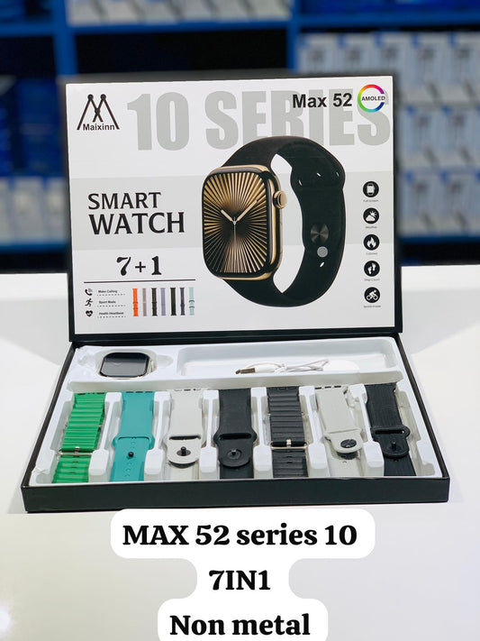 Max 52 Series 10 – 7-in-1 Smart Watch with Fitness & Health Tracking