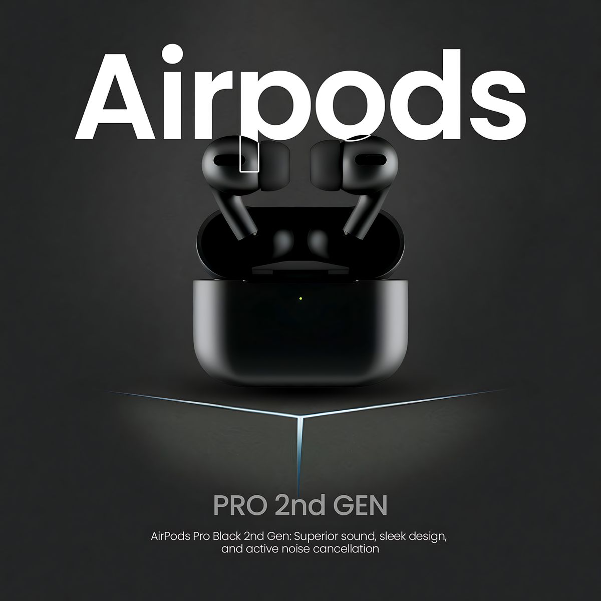 AirPods Pro 2 – Buzzer Edition (Black)
